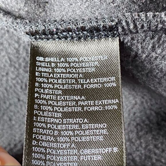 The North Face Black Fleece Jacket Size Large - Picture 4 of 15